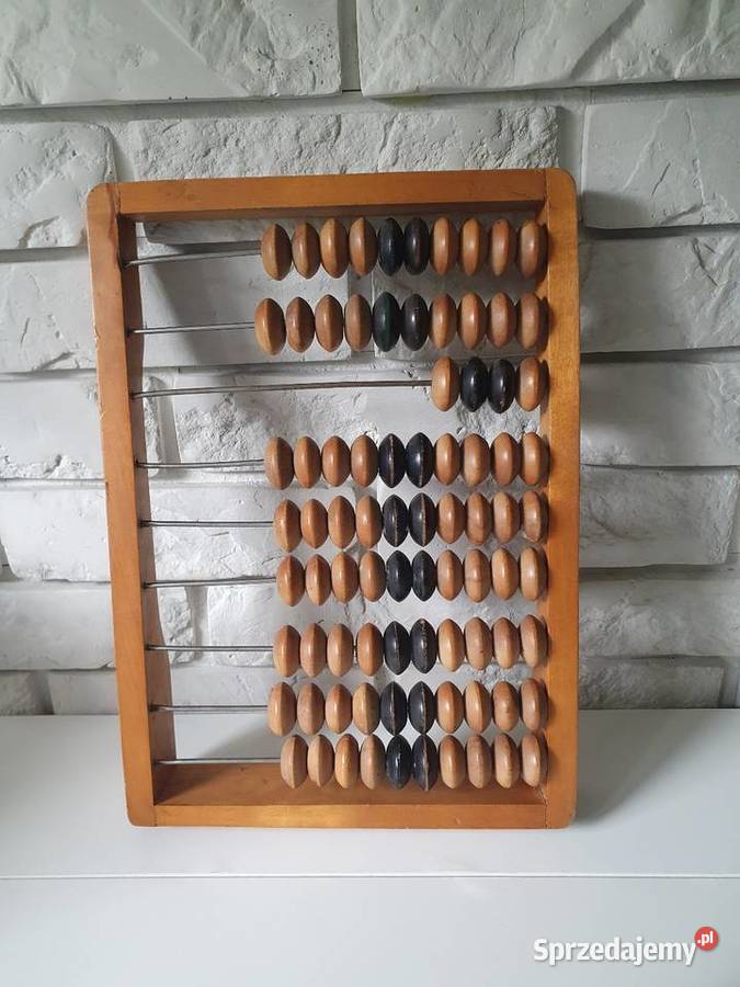 Stare liczydło duże orginał PRL Solnica