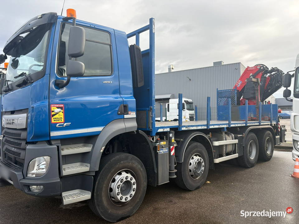 DAF CF 480 8x4 E6 HDS Fassi F315A226 diesel