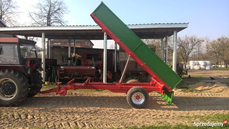 Przyczepa jednoosiowawywrotka