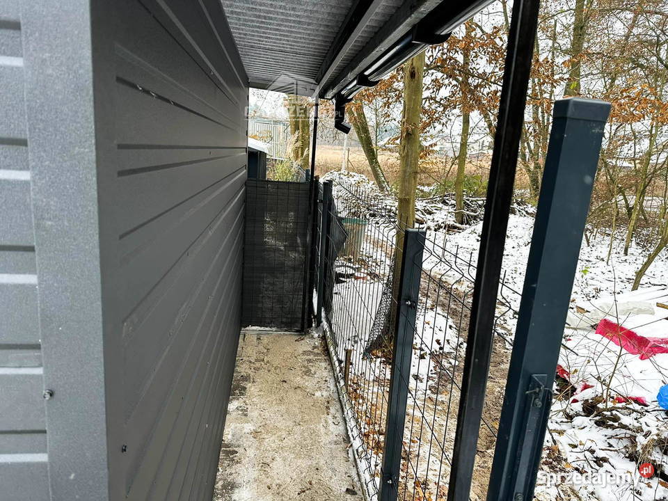 GARAŻ BLASZANY 3m x 5m WIATA 05X3 BRAMA