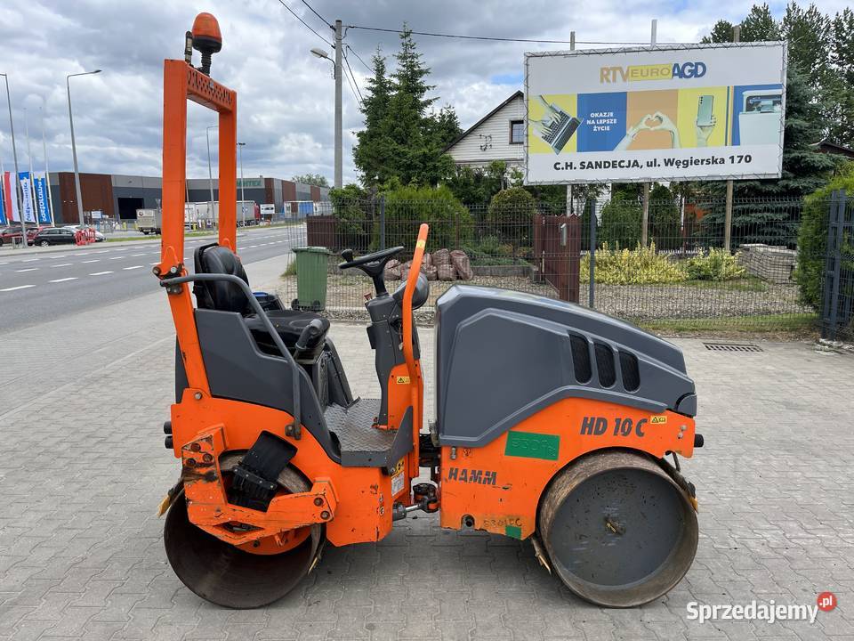 Walec drogowy tandemowy Hamm HD10C VV małopolskie Nowy Sącz