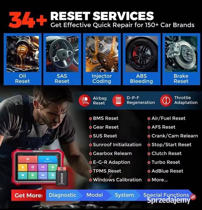 Tester diagnostyczny KINGBOLEN K8 PRO Dożywotnia Wrocław