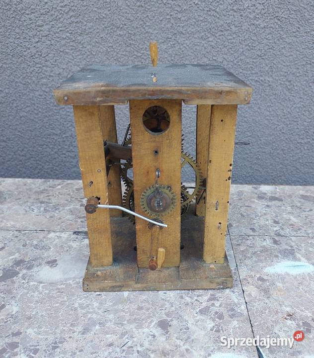 M204 Mechanizm starego zegara szwarcwald pomorskie Tczew