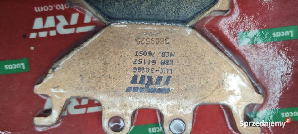 Kymco MXU 500 klocki MCB760SI TRW Klocki hamulcowe