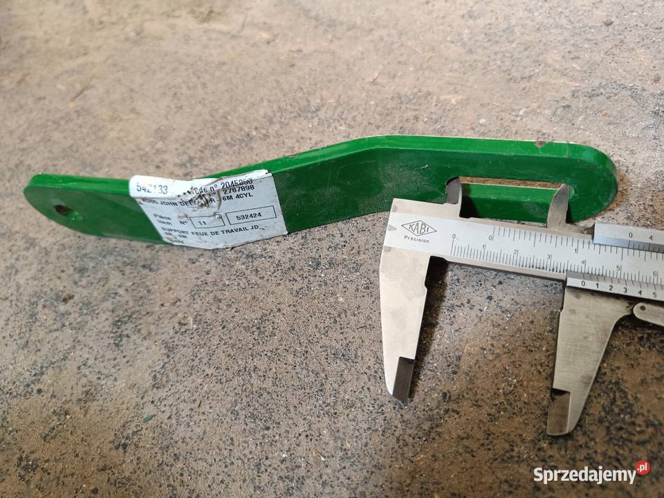 Wspornik gięty formatka jako napinacz John Deere Biała Podlaska