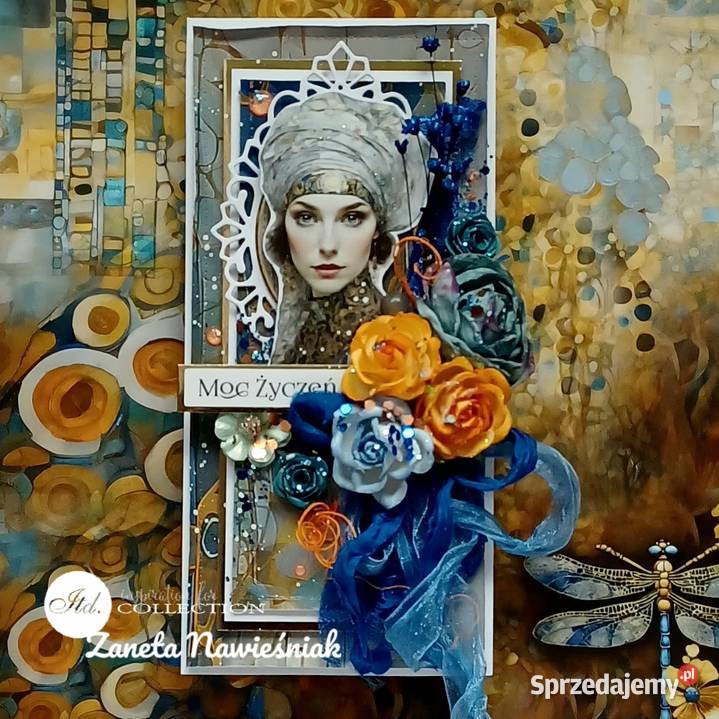 Kartka hand made kobiety Mszana Dolna