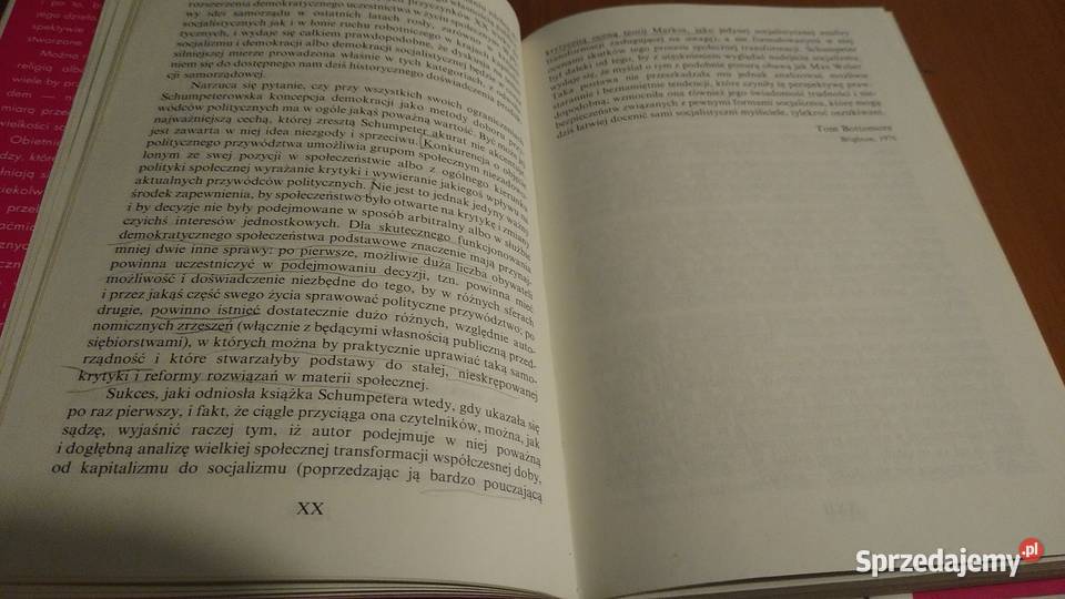 Kapitalizm Socjalizm Demokracja Joseph A Rok wydania 1995 Gdańsk