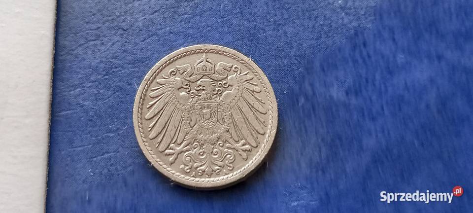 Stare monety 5 fenig 1914 A Niemcy
