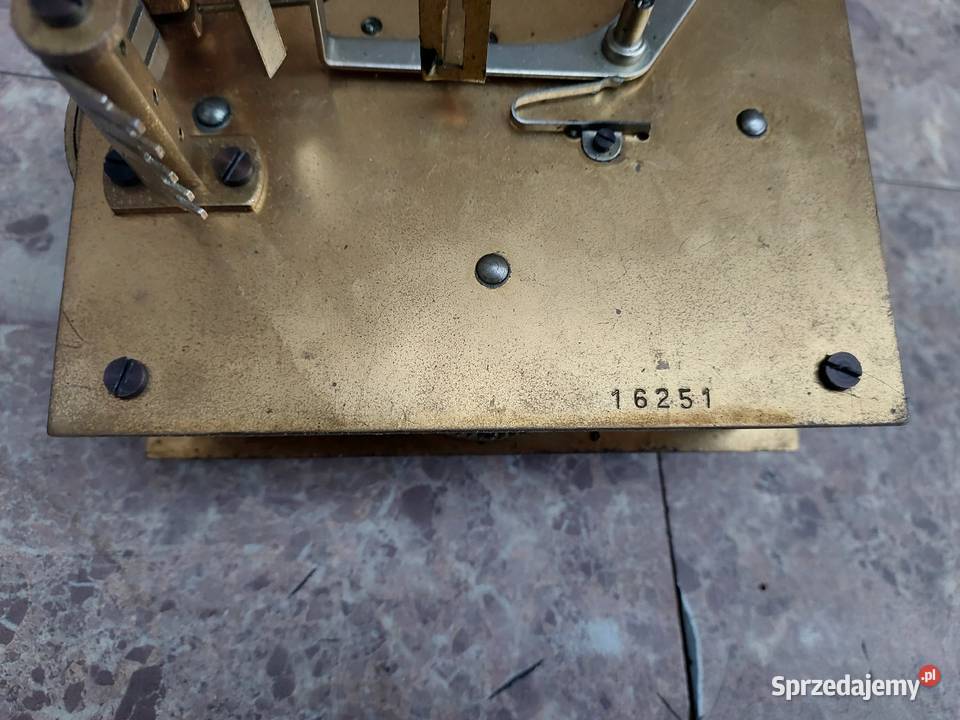 M019 Mechanizm starego zegara kwadransowy Tczew sprzedam