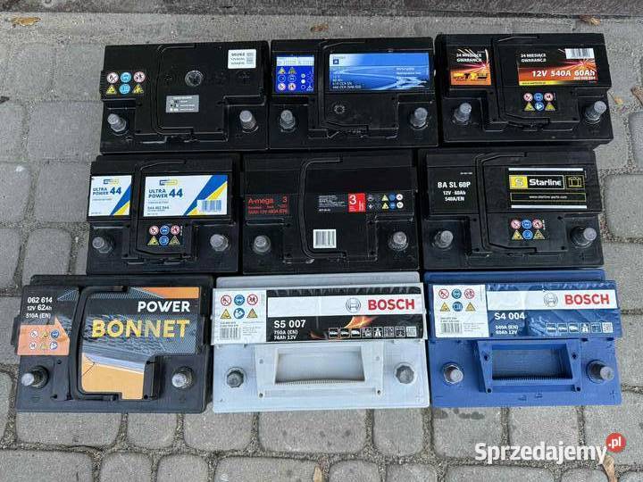 SPRZEDAM Akumulatory Samochodowe Różnych Marek Dębica