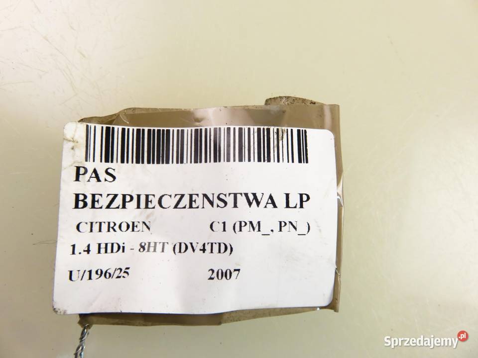 PAS LEWY PRZEDNI CITROEN C1 7P2170P sprzedam