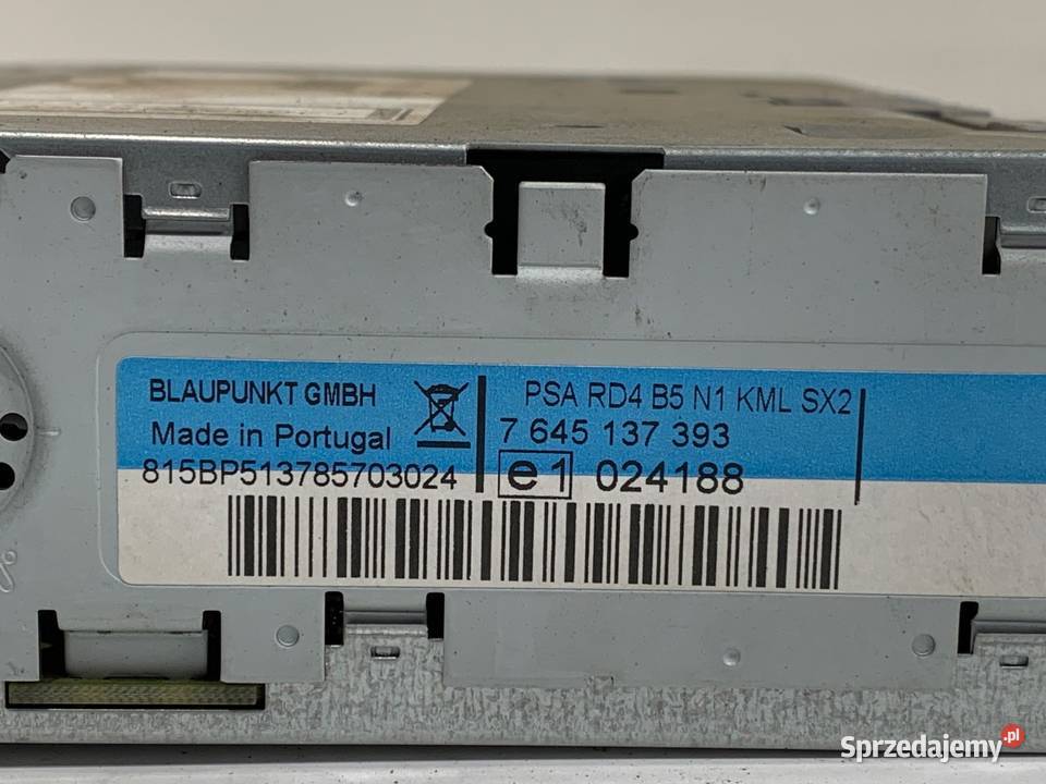 RADIO CITROEN C4 7645137393 0413 ODTWARZACZ