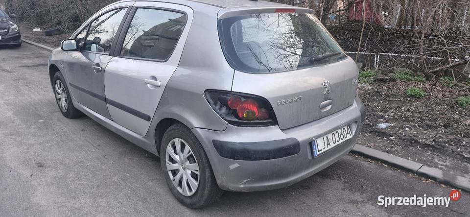 Peugeot 307 16 lpg elektrochrom. lusterko wst. Łódź sprzedam