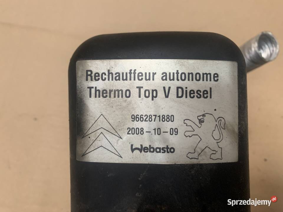 Webasto 9015848C thermo top v webasto zachodniopomorskie Szczecin sprzedam