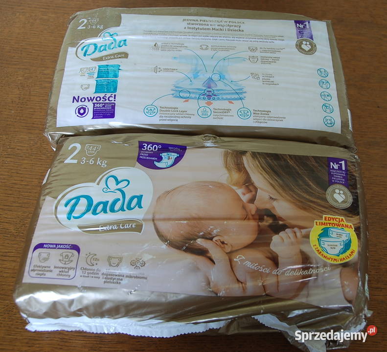 2 x Pieluszki Dada Care 44 Rozmiar 2 88 Warszawa