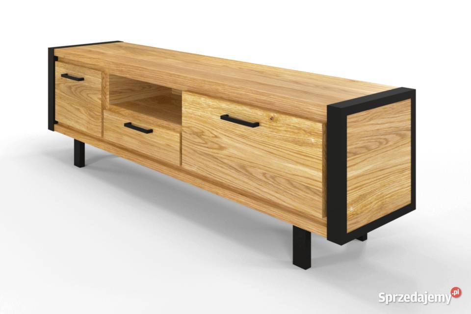 Szafka RTV Loftowa Dębowa MANHATTAN Gdynia