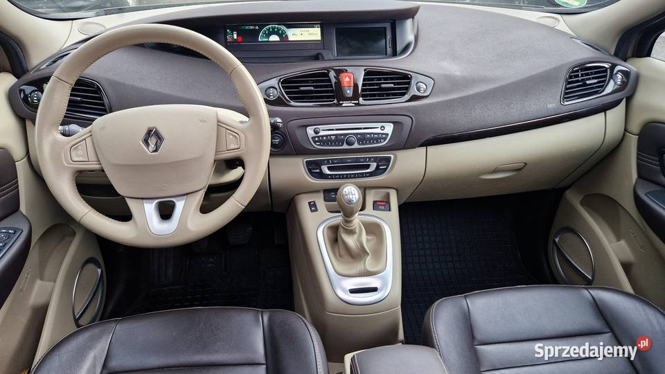 Renault Scenic III LUXE panorama skóra 2x klima aluminiowe felgi Kraków