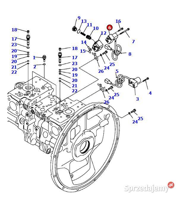 7022157500 Zawór PC EPC Komatsu Gądki