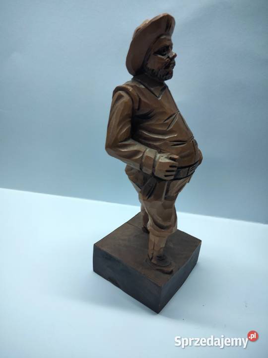 Sancho Pansa rzeźba lite drewno Gniezno