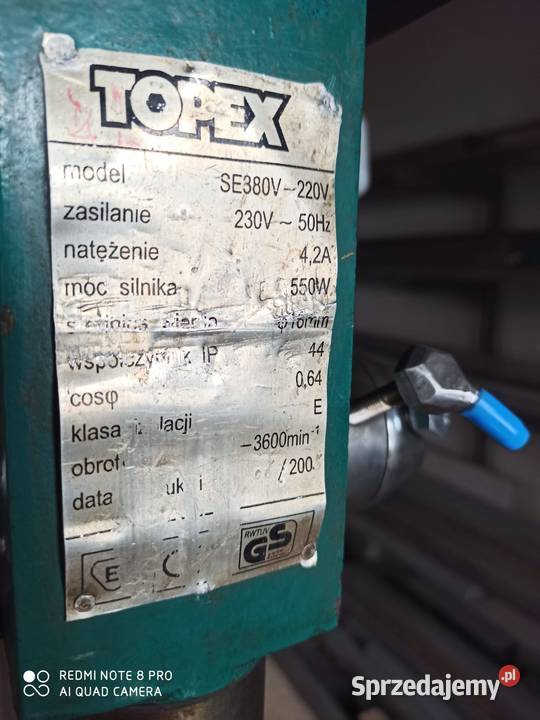 Wiertarka stołowa Topex SE380V 550W Dom i Ogród Rybnik