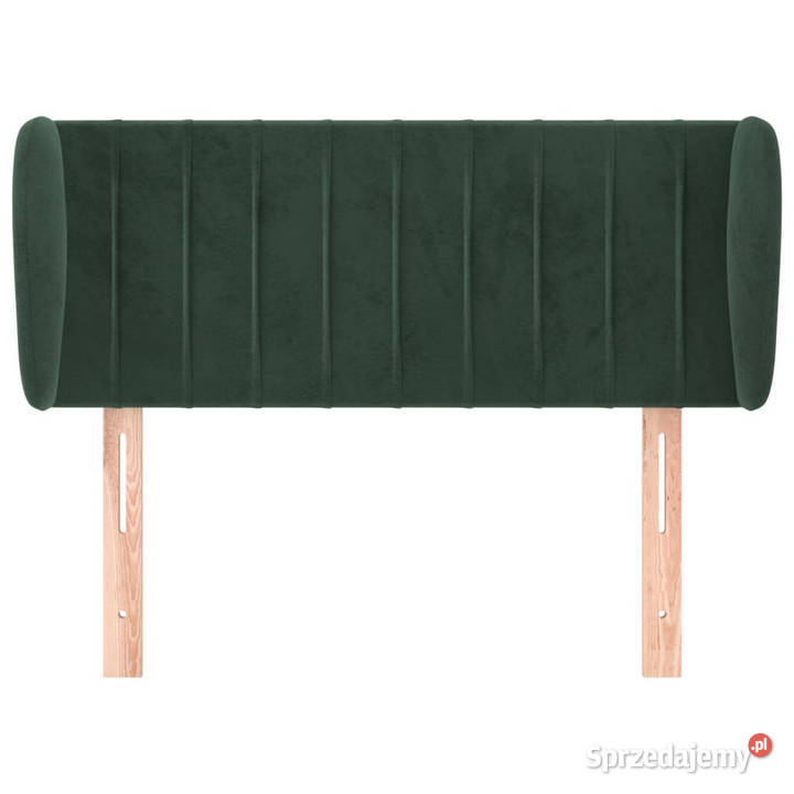 Zagłówek uszak ciemnozielony 103x23x7888 Warszawa