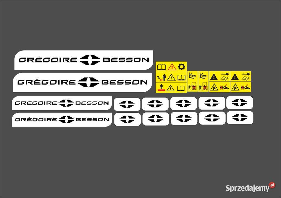 Naklejki Gregoire besson zestaw zamienniki Pozostałe Świecie