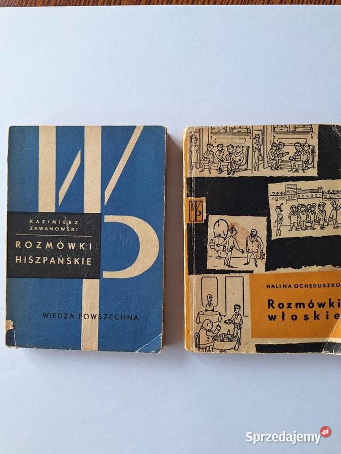 Sprzedam Rozmówki włoskie i hiszpańskie