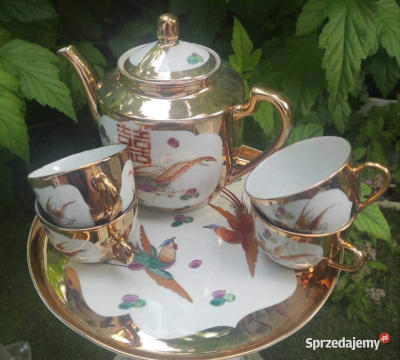 Chiński zestaw do herbaty używany do ceremonii Pabianice