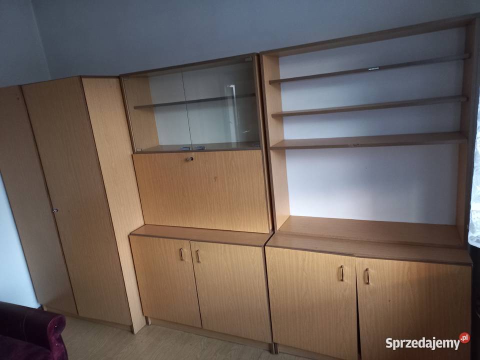 REGAŁ Szafa Meblościanka Kremowy Beżowy Białystok