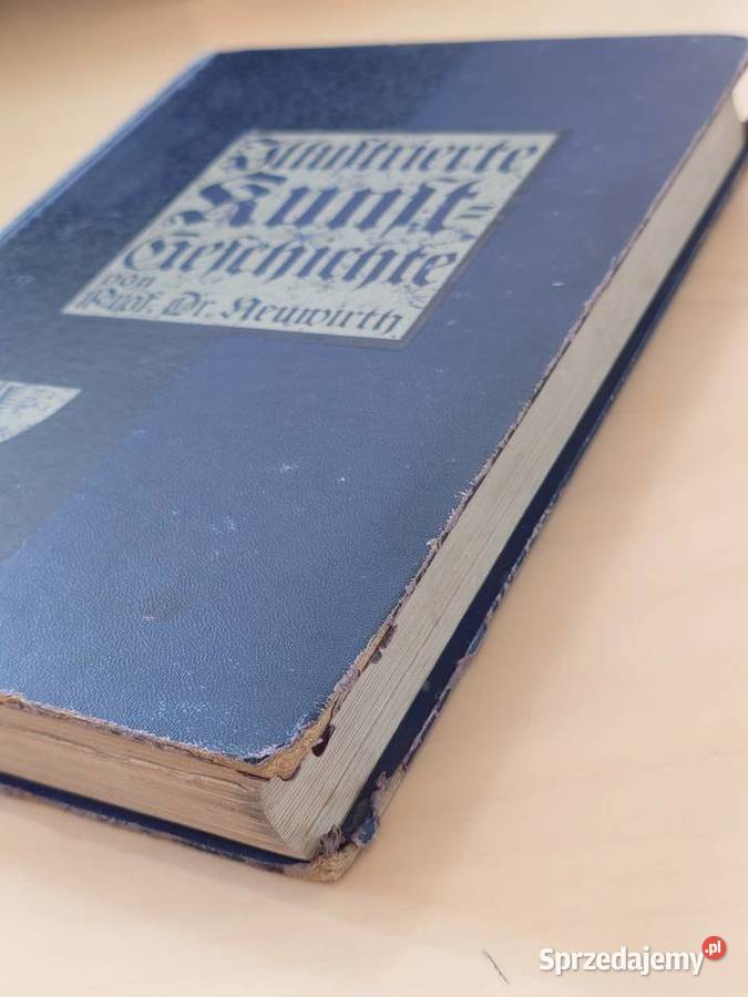 Stara książka Illustrierte Kunstgeschichte dr Warszawa