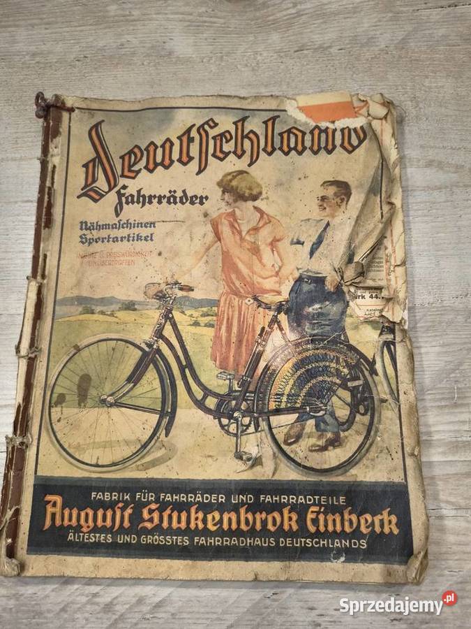 Stary katalog z 1929r August Stukenbrok Einbeck