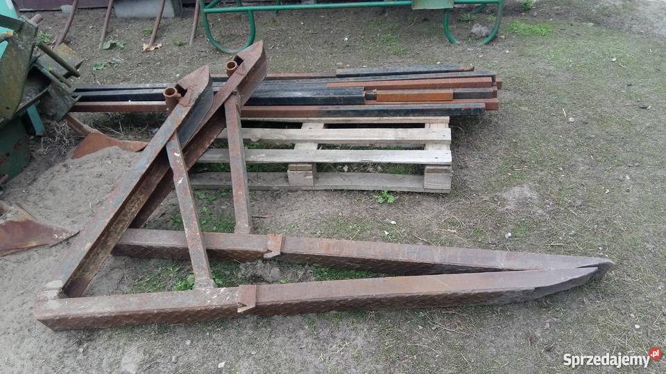 Widły do skrzyniopalet palet Ostrówek Czerwona sprzedam