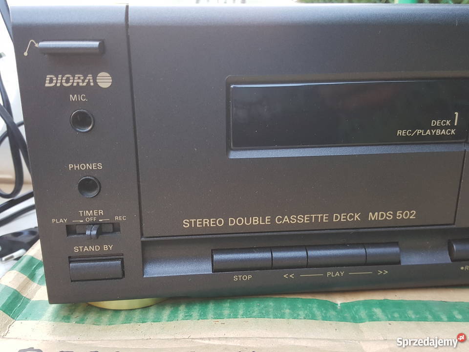 Diora Deck casette duble stereo mds 502 Magnetofony sprzedam