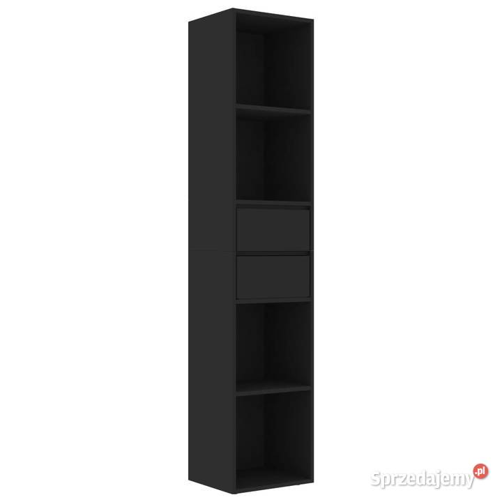 vidaXL Szafka na książki czarna 36x30x171 Pozostałe