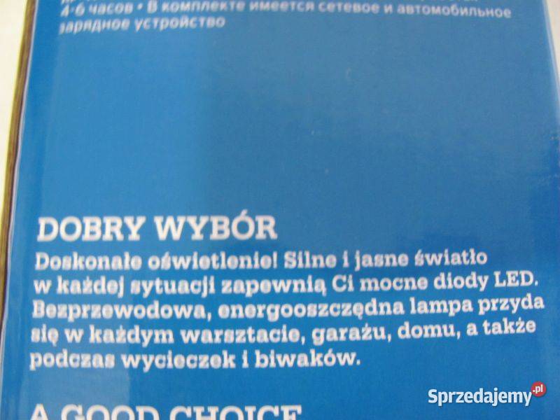 Akumulatorowa lampa warsztatowa 30 LED Zamość