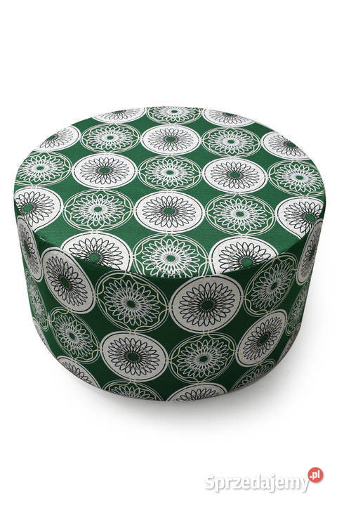 Pufa Skandynawska Okrągła 85 Duża Pluszowa Puf Kazimierz Biskupi sprzedam