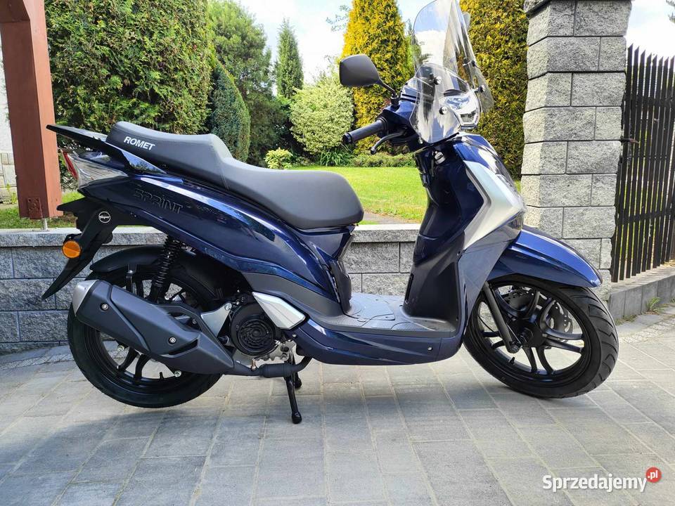 SKUTER 125 NOWY DUŻE KOŁA 16 2024 R z szybą nieuszkodzony Pilzno