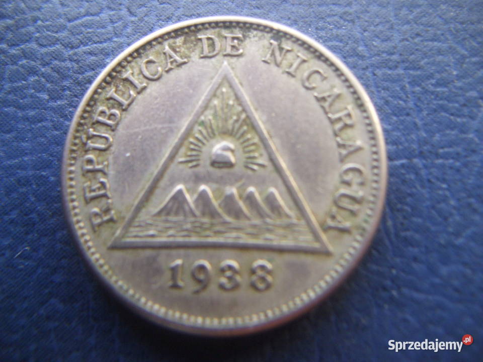 Stare monety 5 centavo 1938 Nikaragua podkarpackie Lesko
