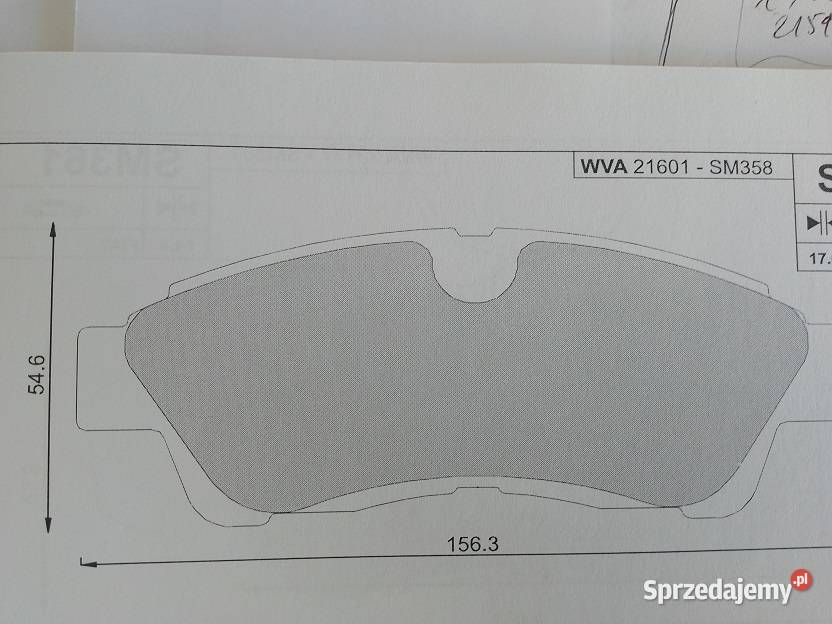 SM358 Klocki hamulcowe kpl przód TOYOTA CALDINA osobowe warmińsko-mazurskie Olsztyn sprzedam