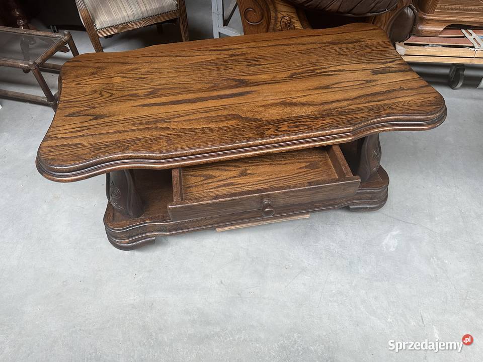 Dębowa masywna ława 131 meble holenderskie