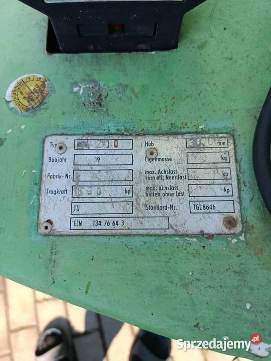 Poleciał elektryczny Jungheinrich Wózki widłowe Lubin