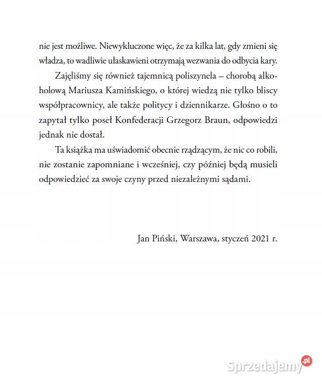 KAMIŃSKI Jan Piński Tomasz Szwejgiert Rok wydania 2021