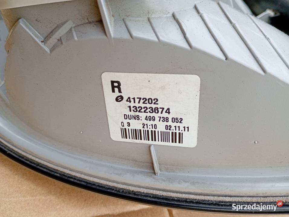 Lampa tylna prawa Astra h kombi Szydłowiec