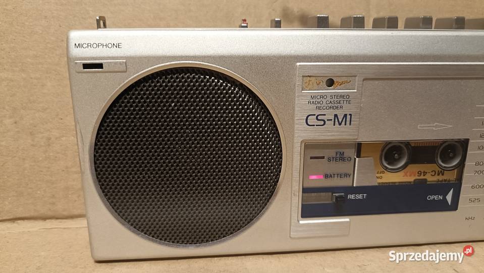 Mini radioodtwarzacz przenośny AIWA CSM1Y sprzedam