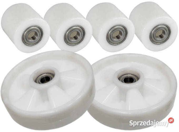 Zestaw kół rolek do paleciaka 2 koła 200mm 4 Białystok sprzedam