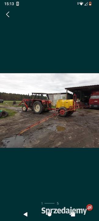 Opryskiwacz 1200litrow 12m ciągany Budzyń