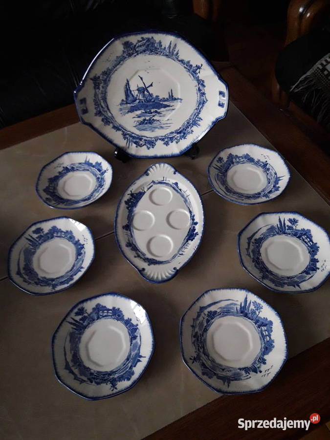 Antyczny zestaw2 naczyń Royal Doulton Janów Lubelski