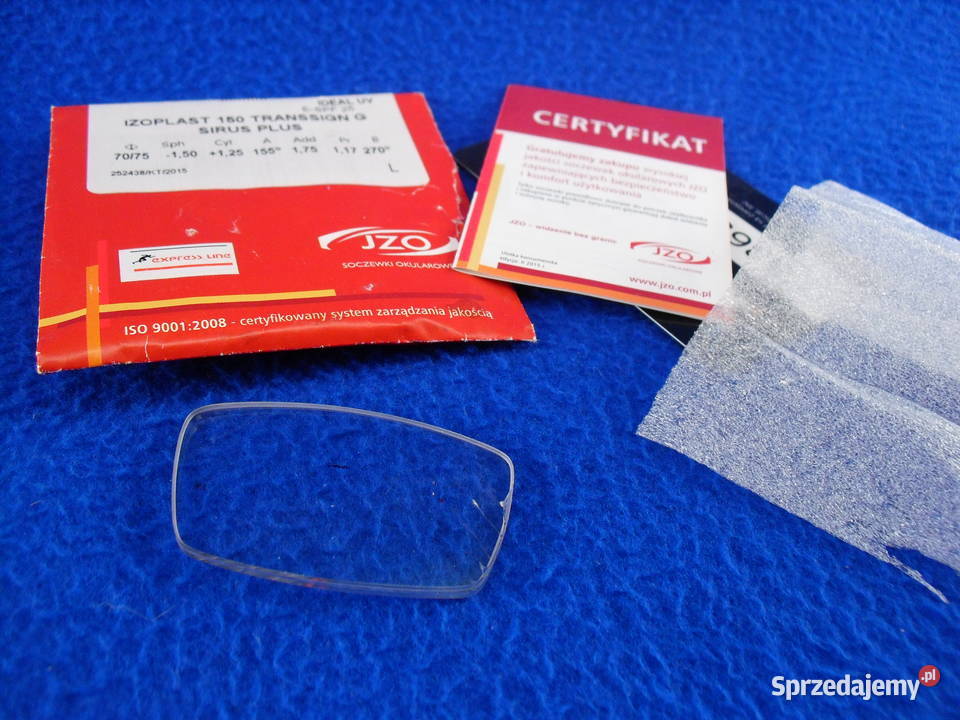 SOCZEWKI DO OKULARÓW dolnośląskie Bielawa sprzedam