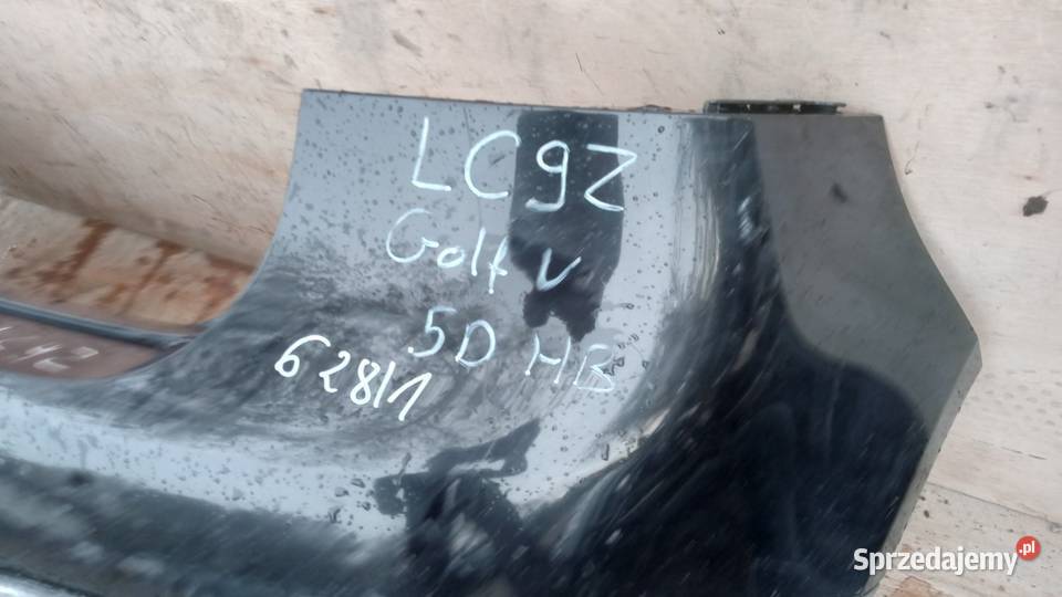 VW GOLF V HB ZDERZAK TYŁ LC9Z wielkopolskie Zbierkowo