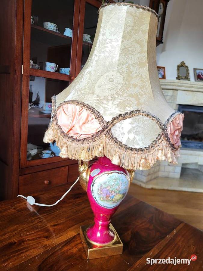 Porcelanowa belgijska lampa Oświetlenie Warszawa